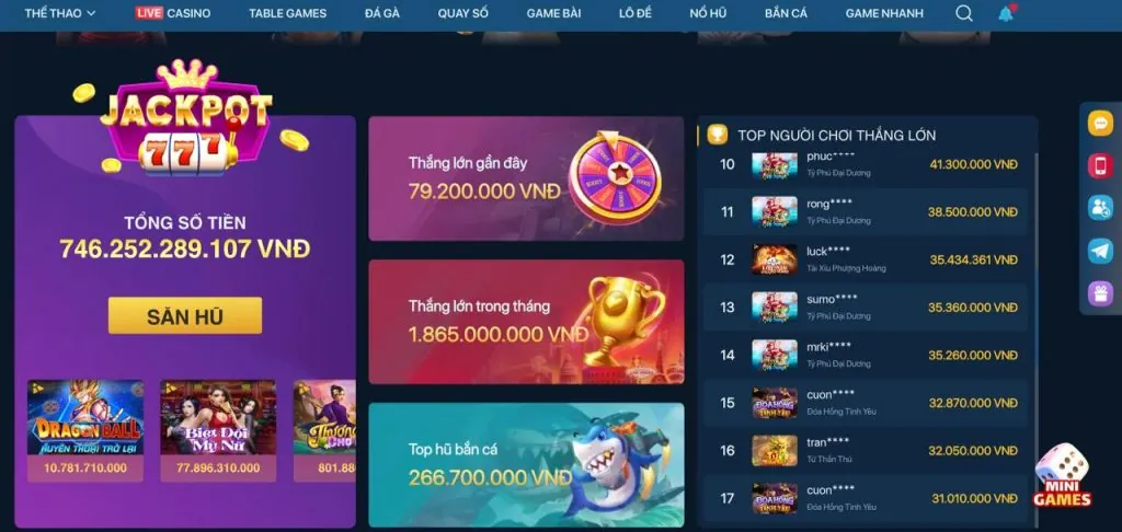 Đa dạng các trò chơi cá cược tại PKWIN